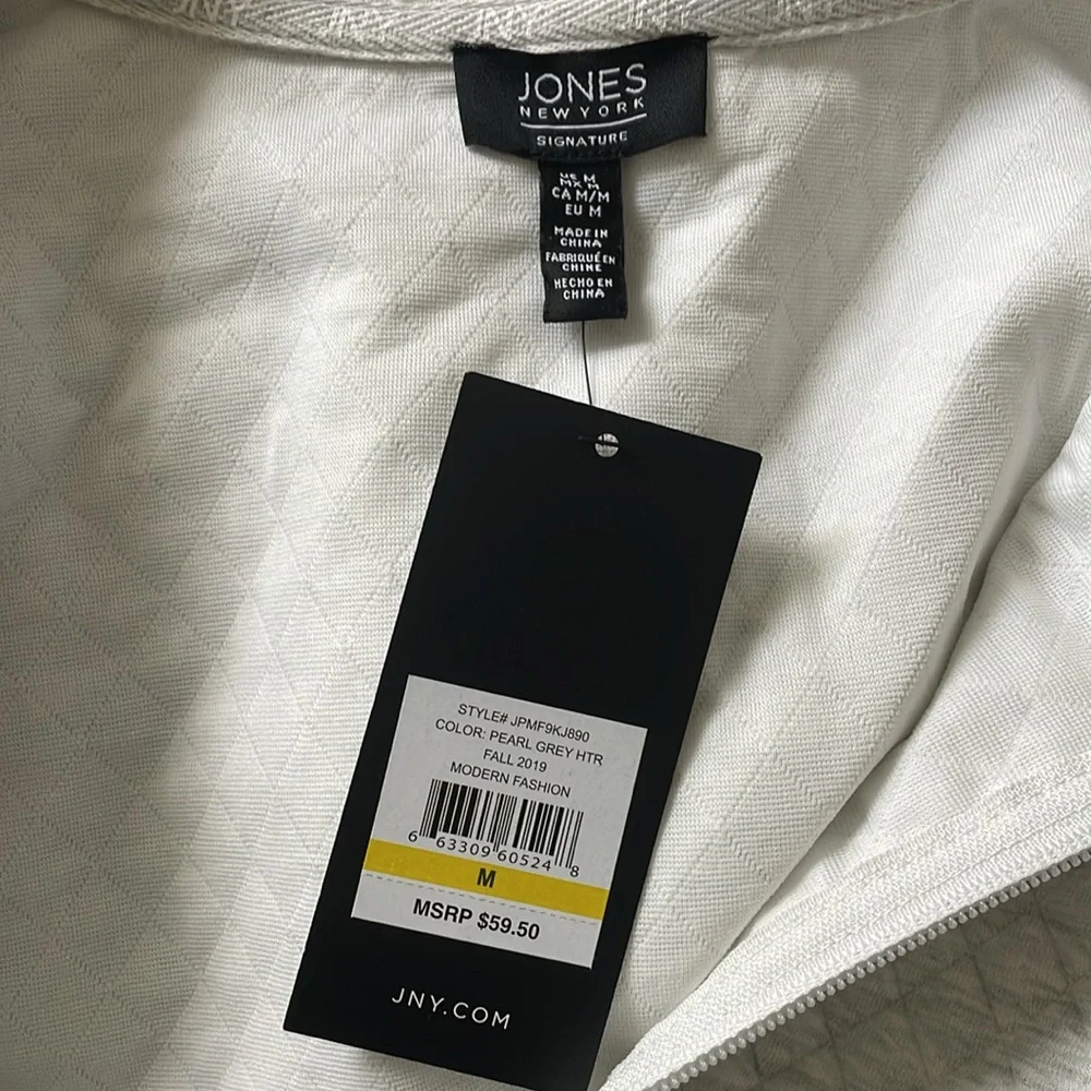 Jones New York, pearl grey sweater - Picture 5 of 8